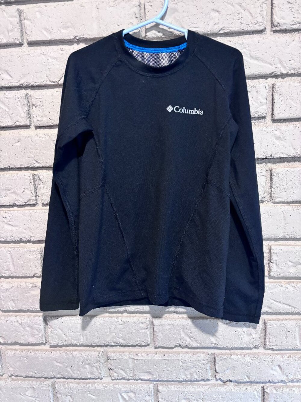 Columbia Shirt Kids XS 6/7 Black Omni-Heat Thermal Long Sleeve Base Layer